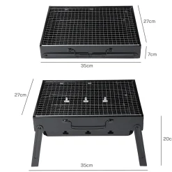 MINI GRILL WĘGLOWY TURYSTYCZNY PRZENOŚNY WALIZKA