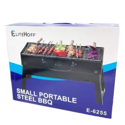 MINI GRILL WĘGLOWY TURYSTYCZNY PRZENOŚNY WALIZKA E-6255