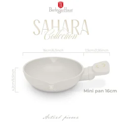 MINI PATELNIA TYTANOWA 16cm BERLINGER HAUS BH-8076 SAHARA