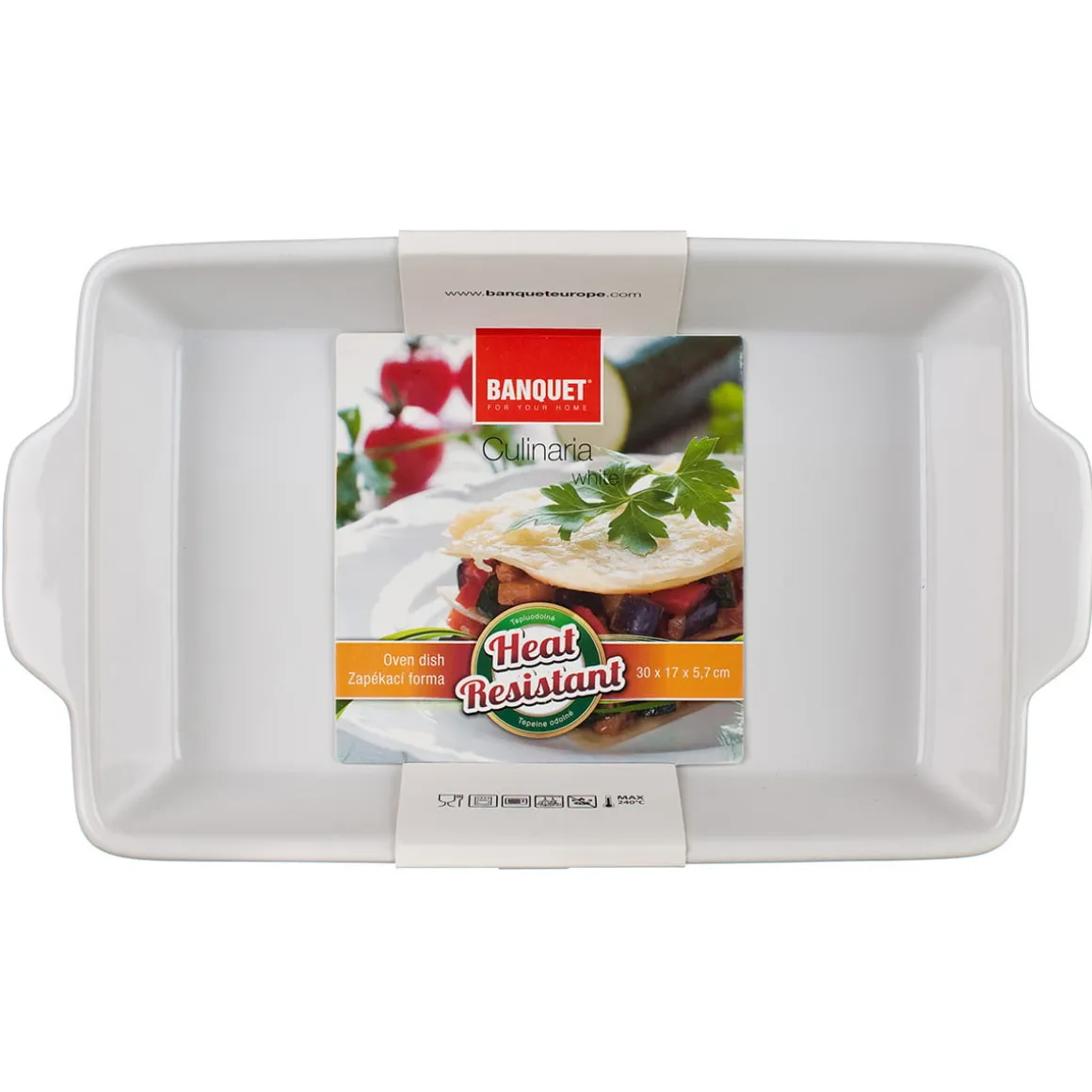 MISA NACZYNIE CERAMICZNE DO ZAPIEKANIA 30x17 cm BANQUET