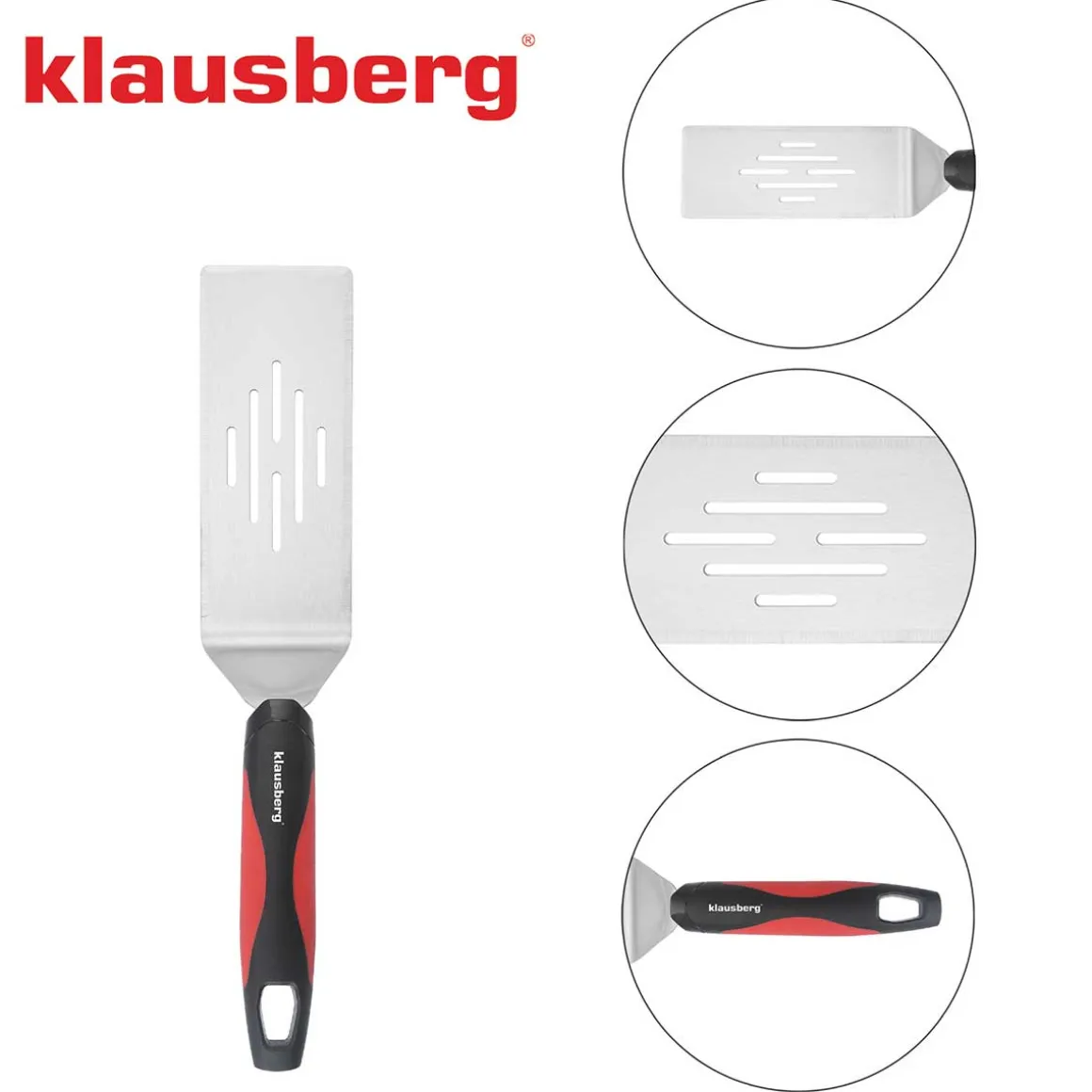 ŁOPATKA STALOWA 36 cm DO GRILLA KLAUSBERG KB-7897