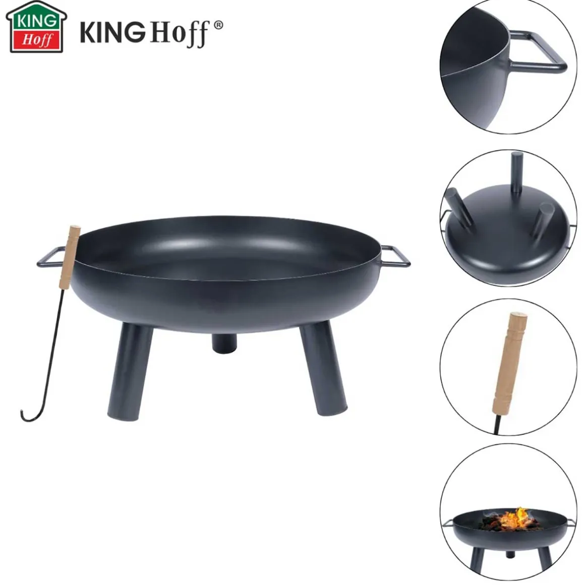PALENISKO OGRODOWE 60cm KINGHOFF KH-2031