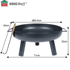 PALENISKO OGRODOWE 60cm KINGHOFF KH-2031
