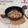 PŁASKI GARNEK TYTANOWY Z POKRYWĄ 30cm BERLINGER HAUS BH-8039 LEONARDO