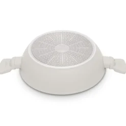 PŁASKI GARNEK TYTANOWY Z POKRYWĄ 28cm BERLINGER HAUS BH-8068 SAHARA