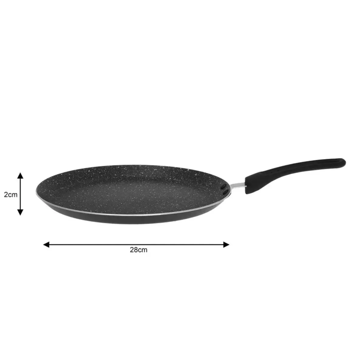PATELNIA DO NALEŚNIKÓW Z POWŁOKĄ MARMUROWĄ KINGHOFF KH-1128 28cm
