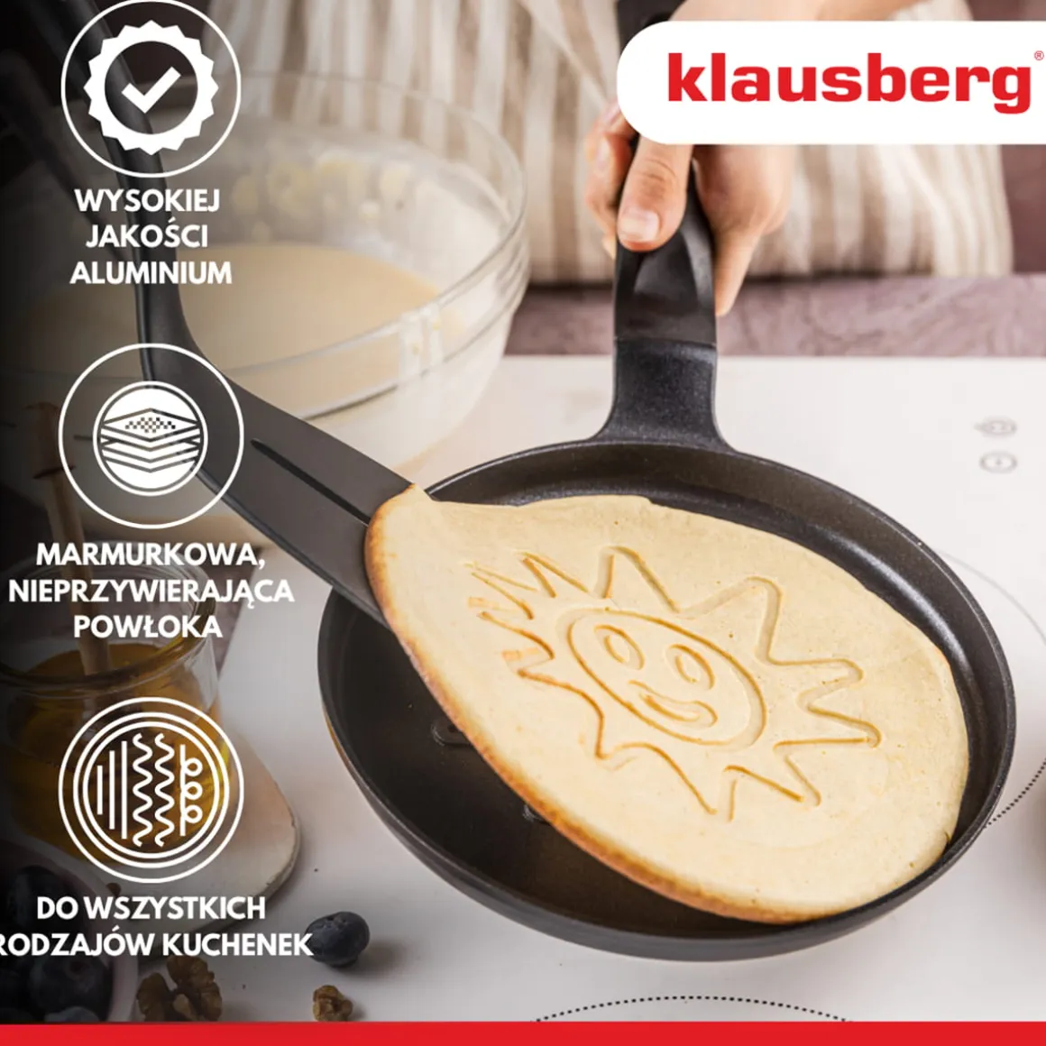 PATELNIA DO SŁONECZNYCH NALEŚNIKÓW 18cm KLAUSBERG KB-7972