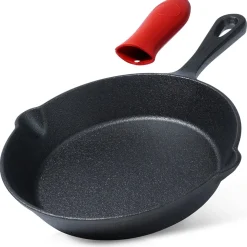 PATELNIA ŻELIWNA 20cm Z SILIKONOWĄ NAKŁADKĄ CAST LINE 199034