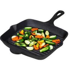 PATELNIA ŻELIWNA GRILLOWA HAGE 26 x 26cm INDUKCJA