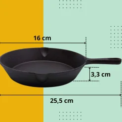 PATELNIA ŻELIWNA HAGE 16cm INDUKCJA