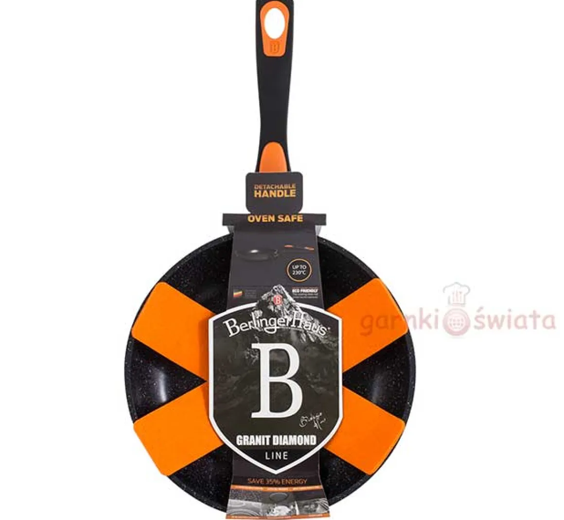 PATELNIA GRANIT DIAMOND 24cm BERLINGERHAUS BH-1102