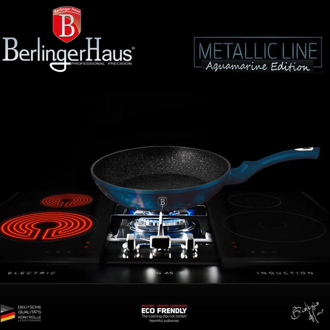 PATELNIA GRANITOWA 20cm BERLINGERHAUS AQUAMARINE BH-1870 Outlet