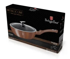 PATELNIA GRANITOWA 24cm BERLINGERHAUS ROSE GOLD BH-1517