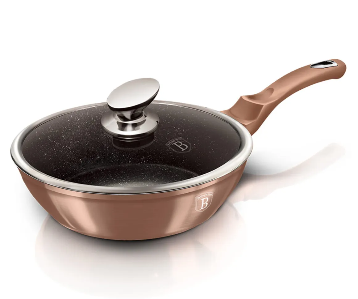 PATELNIA GRANITOWA 24cm BERLINGERHAUS ROSE GOLD BH-1517