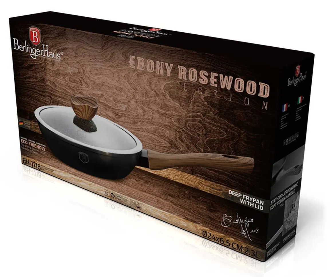 PATELNIA GRANITOWA 24cm BERLINGER HAUS BH-1718 EBONY ROSEWOOD