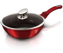 PATELNIA GRANITOWA 24cm BERLINGERHAUS BURGUNDY METALLIC LINE BH-1259