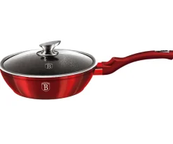 PATELNIA GRANITOWA 24cm BERLINGERHAUS BURGUNDY METALLIC LINE BH-1259