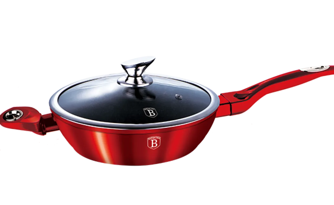 PATELNIA GRANITOWA 32cm BERLINGERHAUS RED METALLIC LINE BH-1261