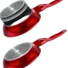PATELNIA GRANITOWA 30cm BERLINGERHAUS RED METALLIC LINE BH-1254