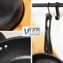 PATELNIA GRANITOWA 28cm GŁĘBOKA BASIC LINE BEZ INDUKCJI 199087