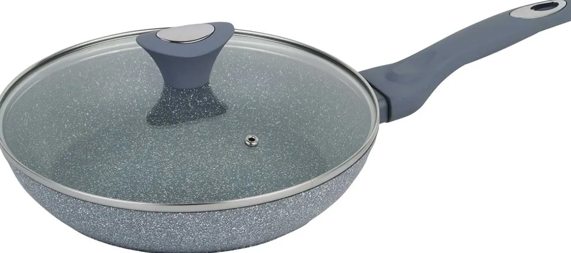 PATELNIA GRANITOWA 26cm KLAUSBERG KB-7317 Z POKRYWĄ