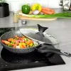 PATELNIA GRANITOWA 24cm Z POKRYWĄ KLAUSBERG KB-7039