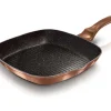 PATELNIA GRANITOWA GRILLOWA 28 cm BERLINGER HAUS BH-1889 ROSE GOLD
