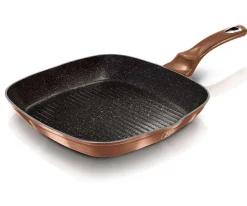 PATELNIA GRANITOWA GRILLOWA 28 cm BERLINGER HAUS BH-1889 ROSE GOLD