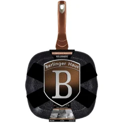 PATELNIA GRANITOWA GRILLOWA 28 cm BERLINGER HAUS BH-1889 ROSE GOLD