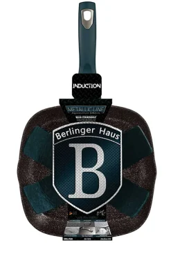 PATELNIA GRANITOWA GRILLOWA 28 cm BERLINGERHAUS AQUAMARINE BH-1873