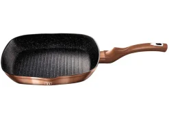 PATELNIA GRANITOWA GRILLOWA 28 cm BERLINGERHAUS ROSE GOLD BH-1610