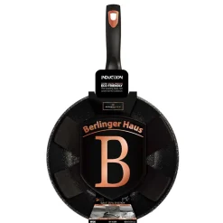 PATELNIA GRANITOWA WOK 28cm BERLINGERHAUS BLACK ROSE BH-1638