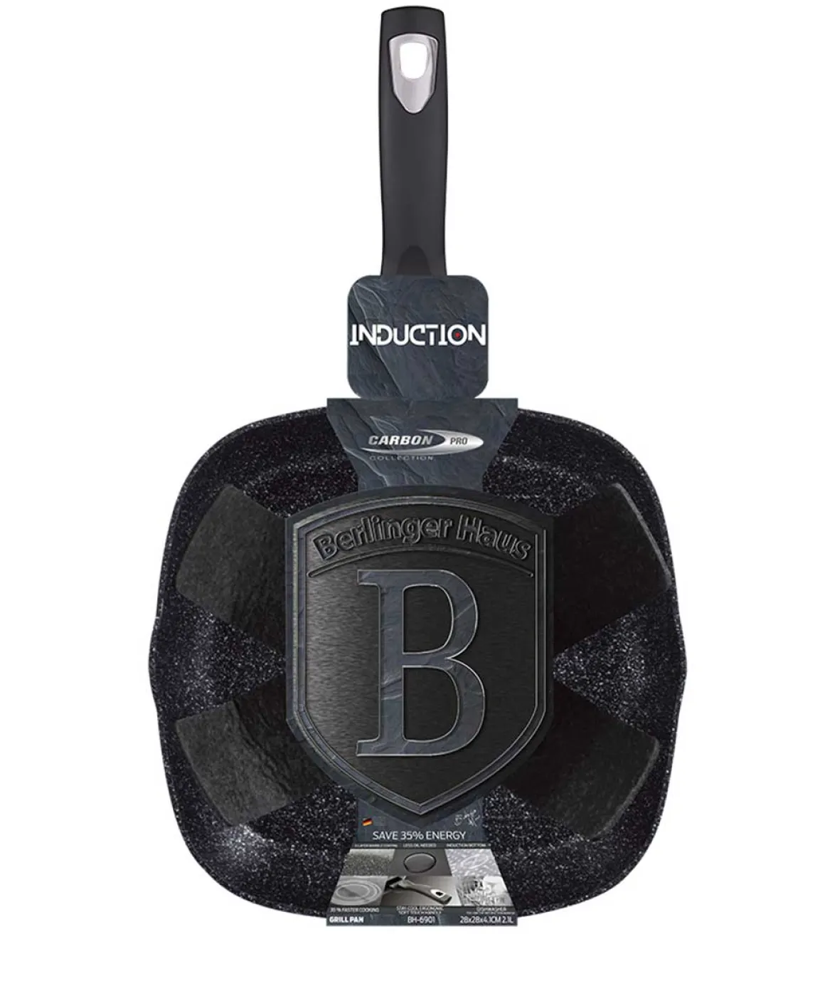 PATELNIA GRILLOWA BERLINGER HAUS BH-6901 CARBON PRO