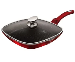 PATELNIA GRILLOWA 28cm BERLINGER HAUS BURGUNDY BH-1947 OUTLET