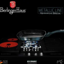 PATELNIA GRILLOWA 28cm BERLINGER HAUS BH-7028 AQUAMARINE