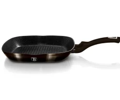 PATELNIA GRILLOWA 28cm BERLINGER HAUS BH-6611 SHINY BLACK