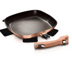 PATELNIA GRILLOWA 28cm BERLINGER HAUS ROSE GOLD BH-1950