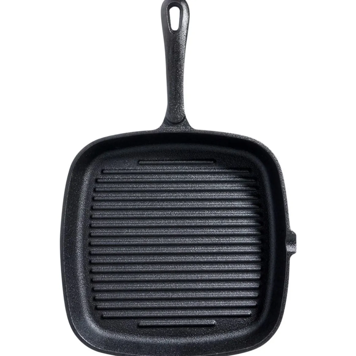 PATELNIA GRILLOWA ŻELIWNA 24cm Z SILIKONOWĄ NAKŁADKĄ CAST LINE 199044