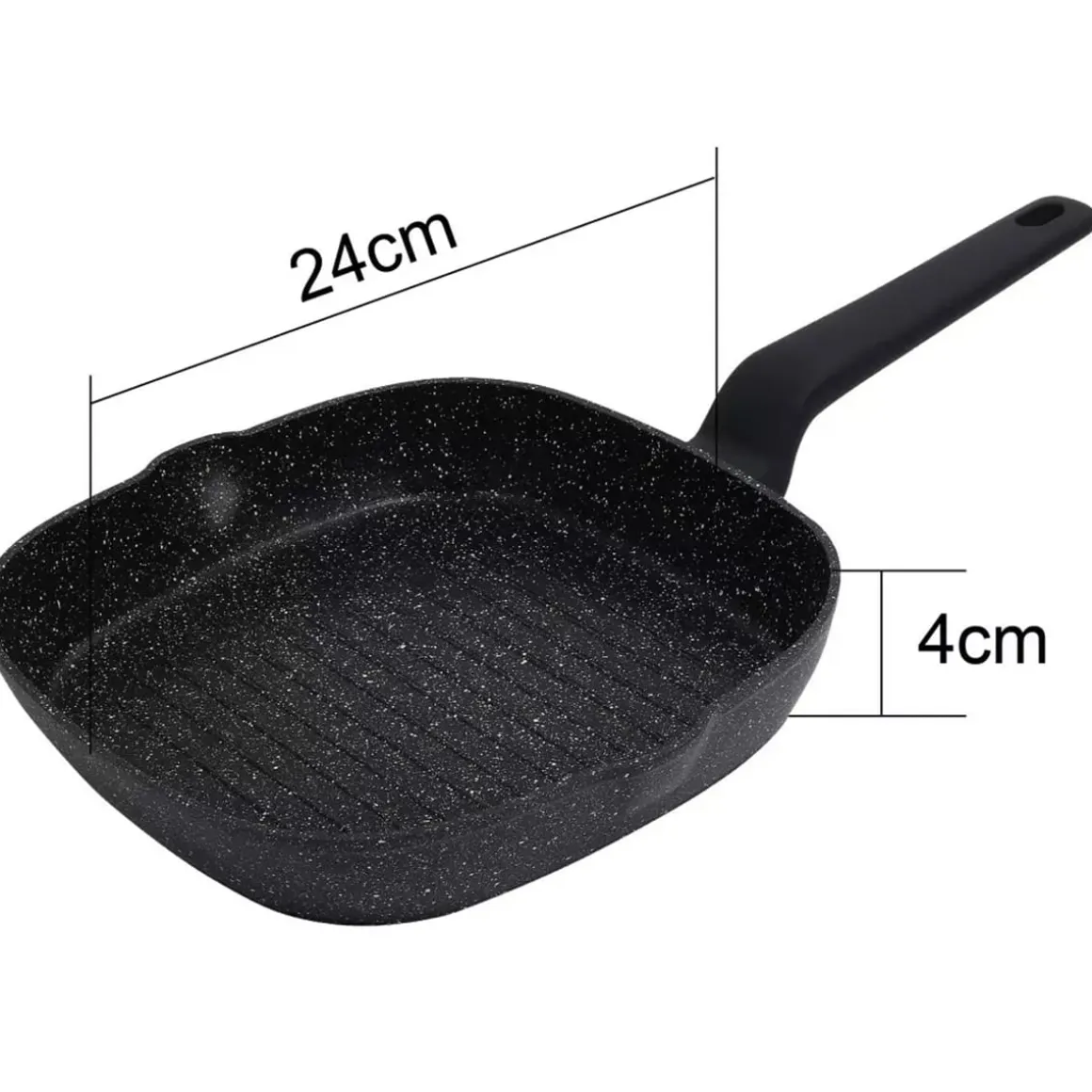 PATELNIA GRILLOWA MARMURKOWA KLAUSBERG 24cm KB-7661