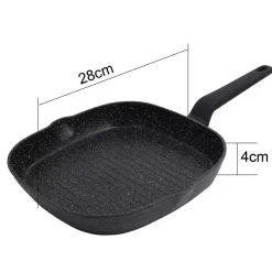 PATELNIA GRILLOWA MARMURKOWA KLAUSBERG 28cm KB-7662