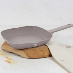PATELNIA GRILLOWA TYTANOWA 28cm BERLINGER HAUS BH-8096 TAUPE