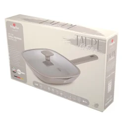 PATELNIA GRILLOWA TYTANOWA 28cm BERLINGER HAUS BH-8097 TAUPE