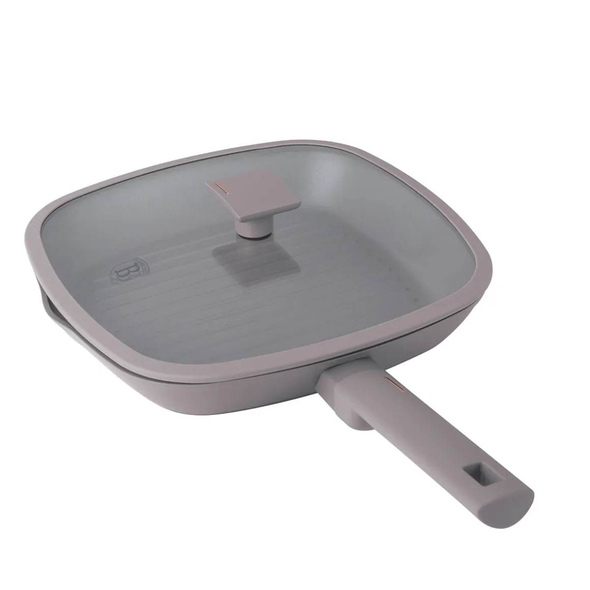 PATELNIA GRILLOWA TYTANOWA 28cm BERLINGER HAUS BH-8097 TAUPE