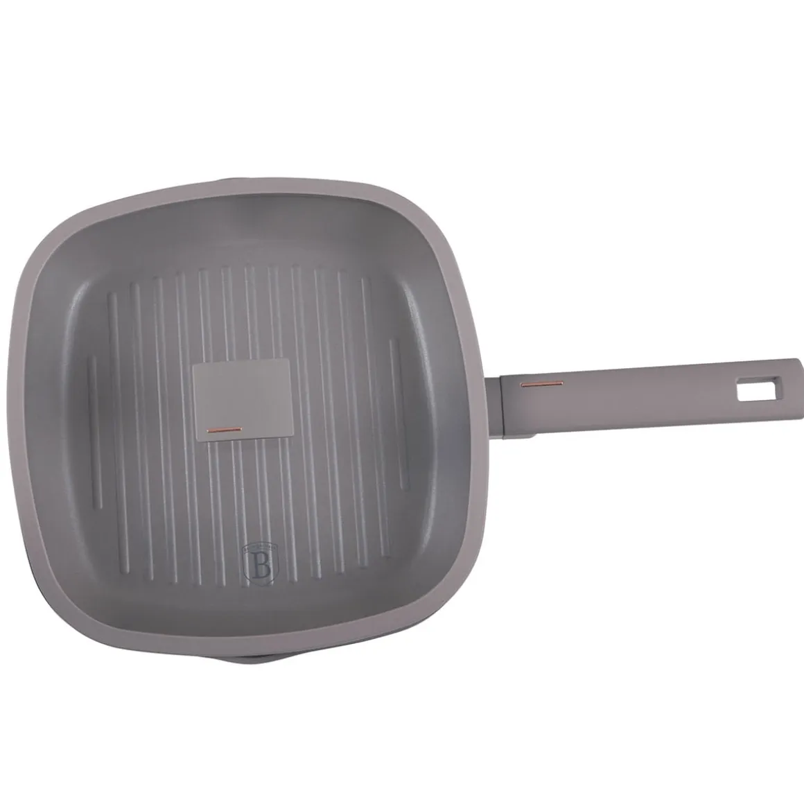 PATELNIA GRILLOWA TYTANOWA 28cm BERLINGER HAUS BH-8097 TAUPE
