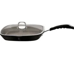 PATELNIA GRILLOWA TYTANOWA 28cm BERLINGERHAUS BH-6130 BLACK PROFESSIONAL