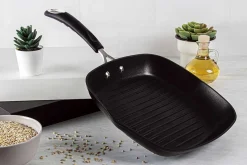 PATELNIA GRILLOWA TYTANOWA 28cm BERLINGERHAUS BH-6130 BLACK PROFESSIONAL