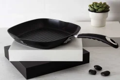 PATELNIA GRILLOWA TYTANOWA 28cm BERLINGERHAUS BH-6130 BLACK PROFESSIONAL