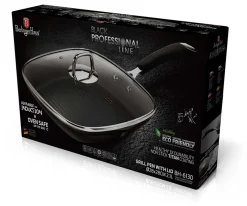 PATELNIA GRILLOWA TYTANOWA 28cm BERLINGERHAUS BH-6130 BLACK PROFESSIONAL