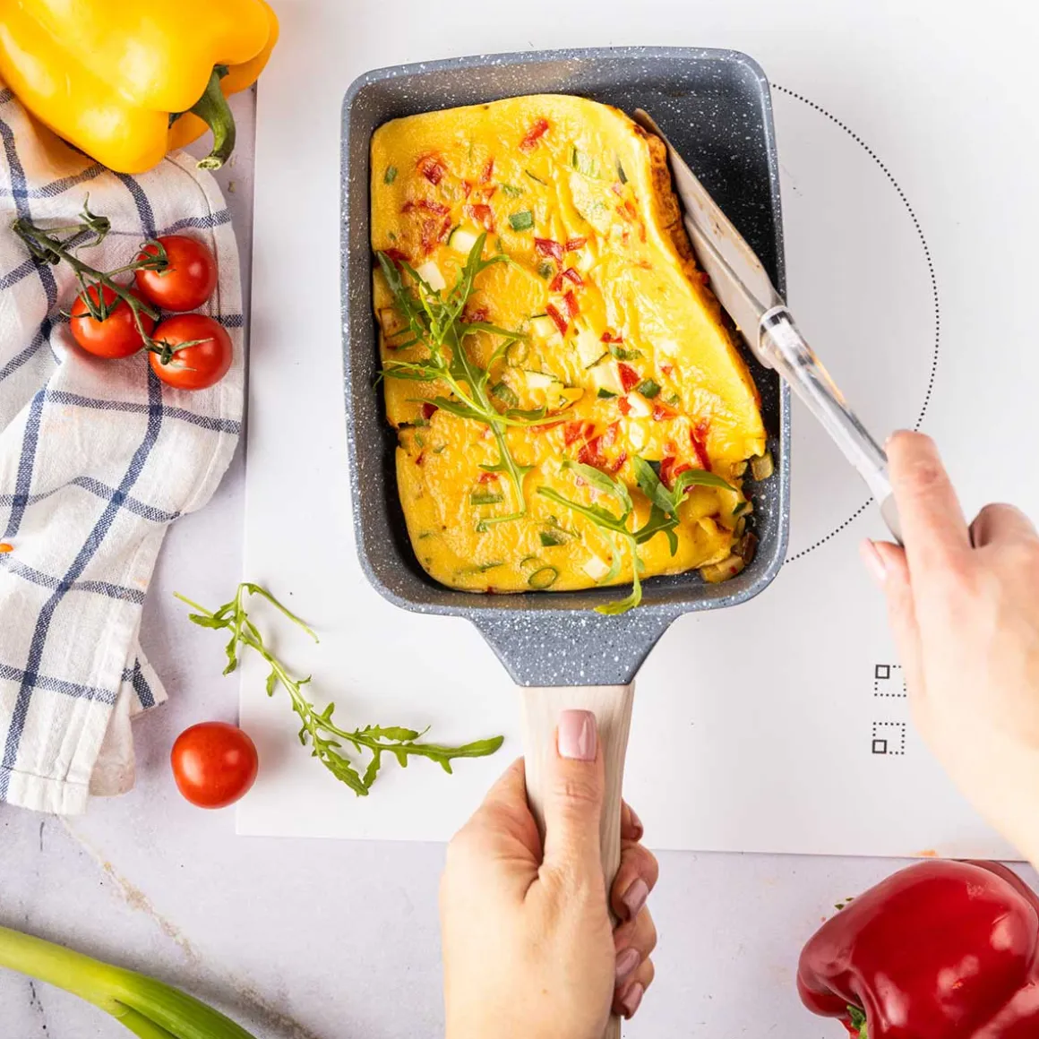 PATELNIA MARMURKOWA DO OMLETÓW KLAUSBERG KB-7814