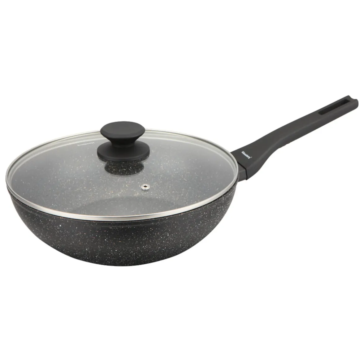PATELNIA MARMURKOWA GŁĘBOKA WOK 28cm Z POKRYWĄ KLAUSBERG 28cm KB-7990